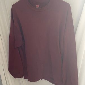 Maroon “Work/Craft” Thin Worn Sweatshirt